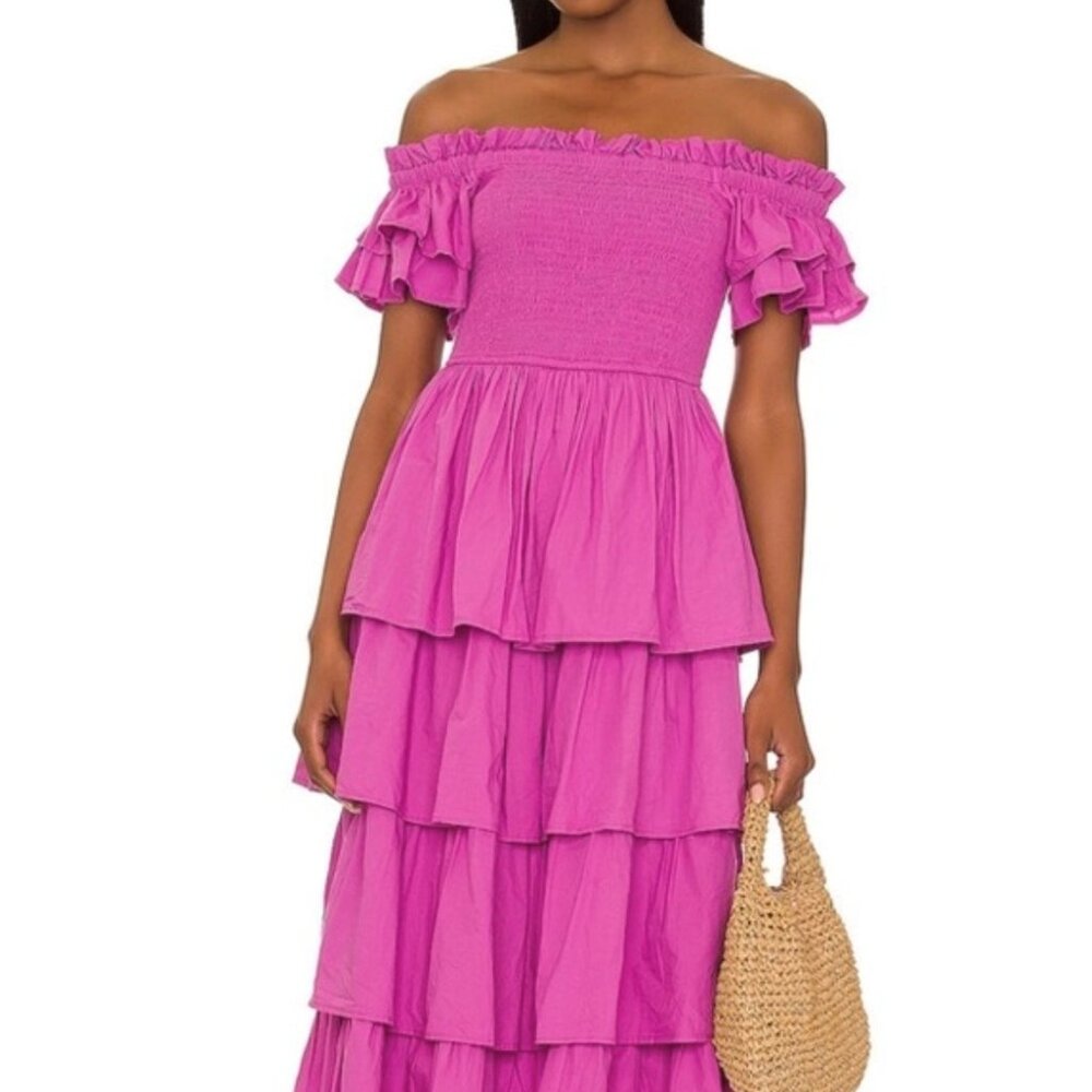 Cleaobella Kaiya Midi Dress -- Azalea